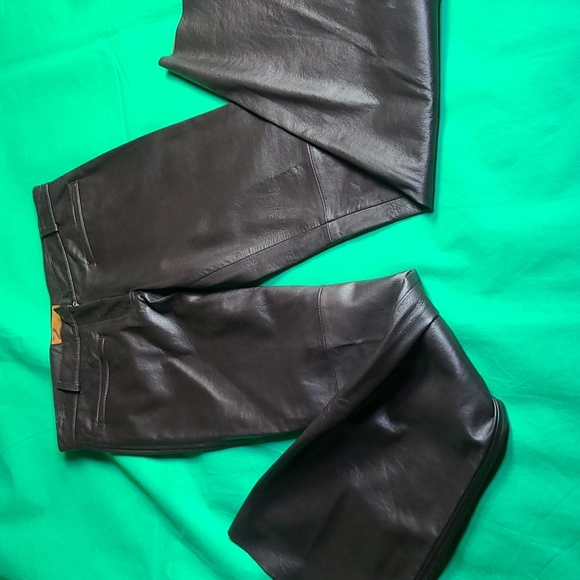 Ladies Leather Pants - Picture 1 of 12